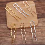 50pcs 15*70mm Metal Antique Hair Forks Hairpin Hair Accessories