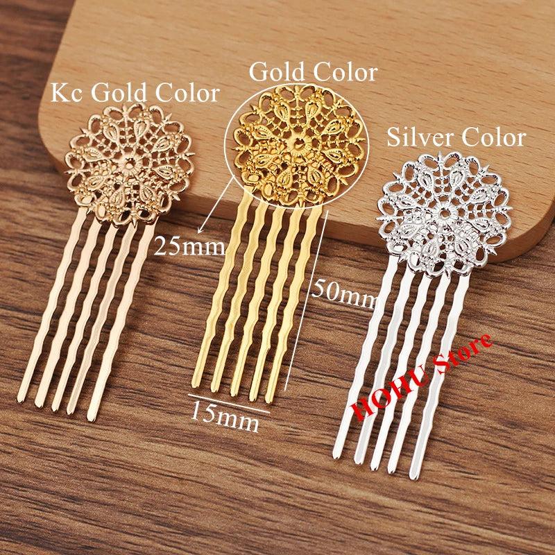 Vintage Copper Comb Wedding Bridal Hair Accessory