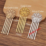 Vintage Copper Comb Wedding Bridal Hair Accessory
