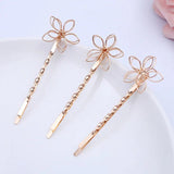 20 Pieces 55*20mm Vintage Hairpin Women Lady Bobby Pins Flower Hairgrip Barrette