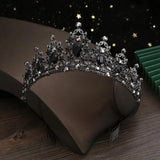 Silver Tiara Crown Wedding Bride Party Comb Head Ornament