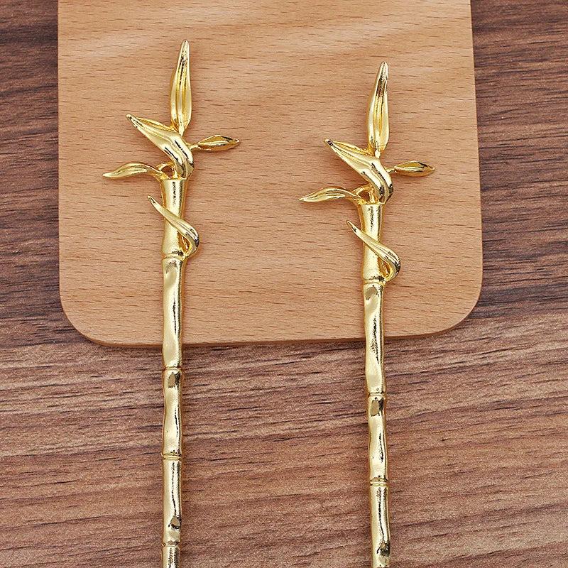 10Pcs 158mm Chinese Metal Hair Sticks Hairpins Hair Chopsticks