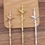 10Pcs 158mm Chinese Metal Hair Sticks Hairpins Hair Chopsticks