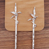 10Pcs 158mm Chinese Metal Hair Sticks Hairpins Hair Chopsticks