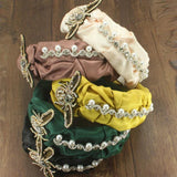 Baroque Vintage Rhinestone Pearl Bee Wide Headband