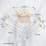 Pearl Bridal Jewelry Haircombs Hairpin Wedding Hair Comb