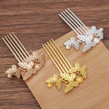 10 Metal Hair Combs Wedding Bridal Headwear Hair Accessories For Women