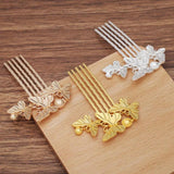 10 Metal Hair Combs Wedding Bridal Headwear Hair Accessories For Women