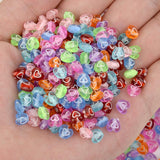 200pcs 6mm Mixed Love CCB Beads For Jewelry Making