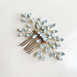Crystal Women Hair Jewelry Combs Head Decoration Ornament Plant Style Bridal Tia