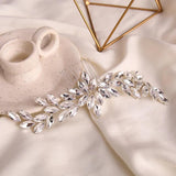 Silver Bridal Headdress with Rhinestones Wedding Hair Accessories