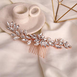 Silver Bridal Headdress with Rhinestones Wedding Hair Accessories