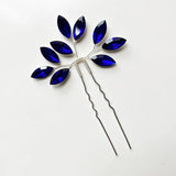 4PCS Dark Crystal Hair Pins Wedding Tiara Decoration