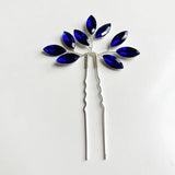 4PCS Dark Crystal Hair Pins Wedding Tiara Decoration