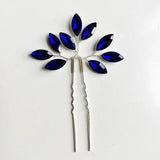 4PCS Dark Crystal Hair Pins Wedding Tiara Decoration