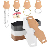 50pcs 12x5cm Key Display Card Jewelry Stand Tag For Keychains Scrunchies Holder