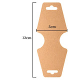 50pcs 12x5cm Key Display Card Jewelry Stand Tag For Keychains Scrunchies Holder
