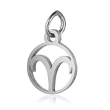 Zodiac Sign Stainless Steel Gemini Horoscope Necklace Pendant
