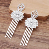 10pcs Inserted Comb Flower Hair Accessory for Women