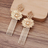 10pcs Inserted Comb Flower Hair Accessory for Women