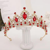 Crystal Tiara Crown Headband for Women Girls Bride Prom Wedding