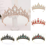Crystal Tiara Crown Headband for Women Girls Bride Prom Wedding