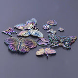 10pcs Metal Butterfly Charms for Jewelry Making Pendant Necklace Animal Charm