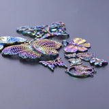 10pcs Metal Butterfly Charms for Jewelry Making Pendant Necklace Animal Charm