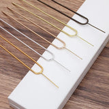 10pcs 130mm Hairpin Blank Metal Hair Fork DIY Hairwear Hair Accessories