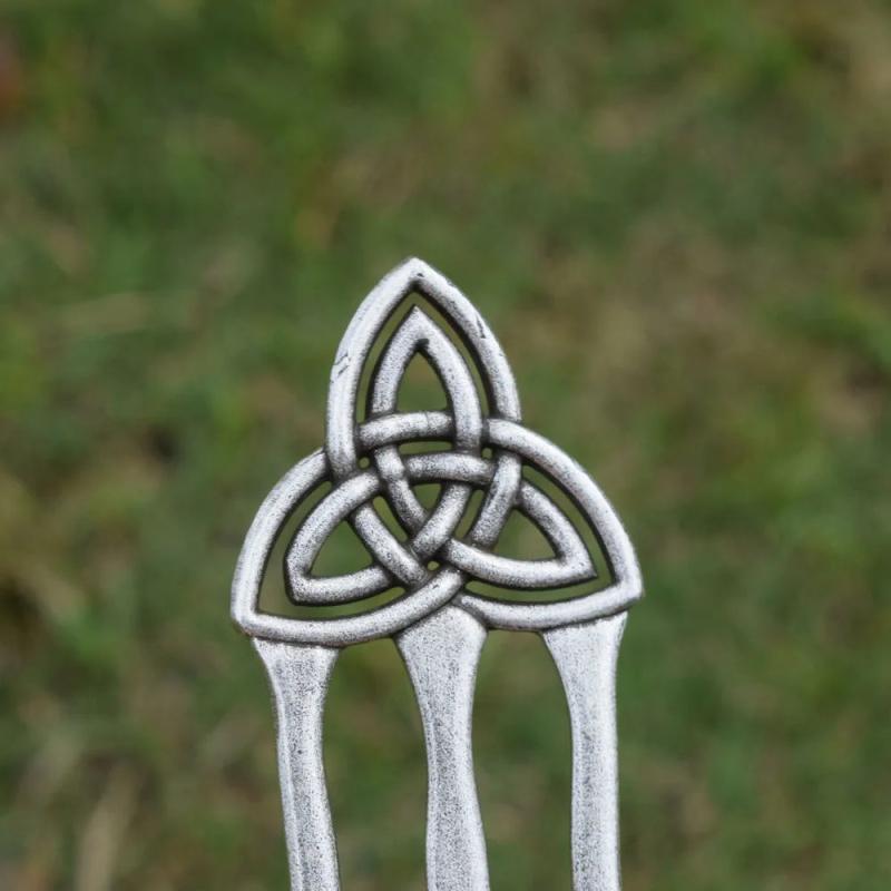 Antique Silver Plated Celtics Knot Hair Accessories