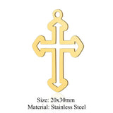 5pcs Stainless Steel Cross DIY Charms Skull Poker Necklace Pendant