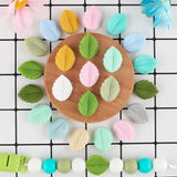 10Pcs Silicone Leaf Butterfly Beads Jewelry Making DIY