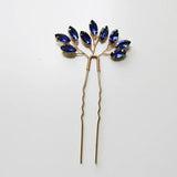4 PCS Golden Wedding Hair Pins Crystal Bridal Head Ornament