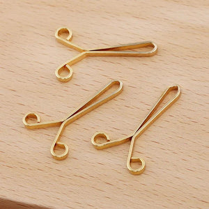 100 Pcs 30*20mm Metal Hair Clip Hairpins DIY Hair Accessories For Women