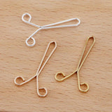 100 Pcs 30*20mm Metal Hair Clip Hairpins DIY Hair Accessories For Women