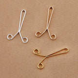 100 Pcs 30*20mm Metal Hair Clip Hairpins DIY Hair Accessories For Women