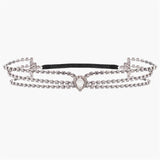 Bohemian Bridal Rhinestone Head Chain Hair Jewelry