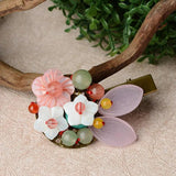 Vintage Flower Hairpins, Ethnic Shell Hair Accessories