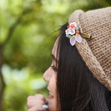 Vintage Flower Hairpins, Ethnic Shell Hair Accessories