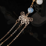 Antique Hair Accessories Tassel Sideburns Clip
