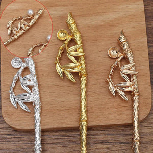 10 Pcs 21*145mm Chinese Hair Sticks Vintage Hairpin Accessories For Women