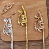 10 Pcs 21*145mm Chinese Hair Sticks Vintage Hairpin Accessories For Women