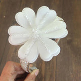Baroque Big Rhinestone Flower Wide Headband Party Wedding Hair Jewelry