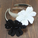 Baroque Big Rhinestone Flower Wide Headband Party Wedding Hair Jewelry