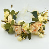 Boho Camellia Flower Headband for Bridesmaids