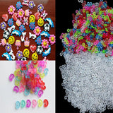 500pcs S Clip Rubber Band Jewelry Lock Hook For DIY Elastic Bracelet Kit