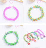 500pcs S Clip Rubber Band Jewelry Lock Hook For DIY Elastic Bracelet Kit