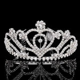 Bridal Crystal Rhinestone Crown Pageant Party Tiara Hair Comb