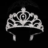 Bridal Crystal Rhinestone Crown Pageant Party Tiara Hair Comb