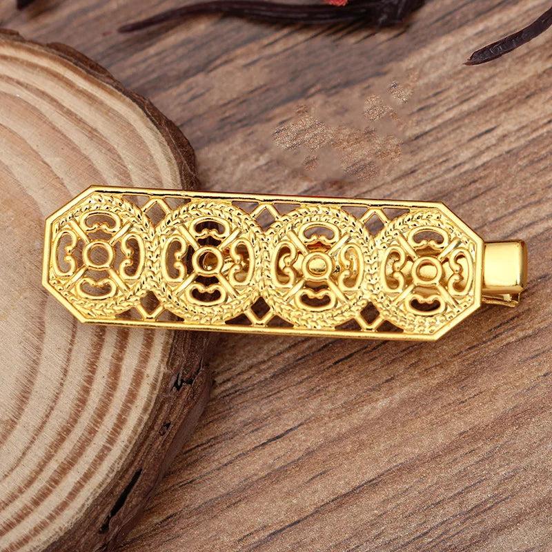 20pcs Metal Filigree Hairpin Vintage Duckbill Hair Clips